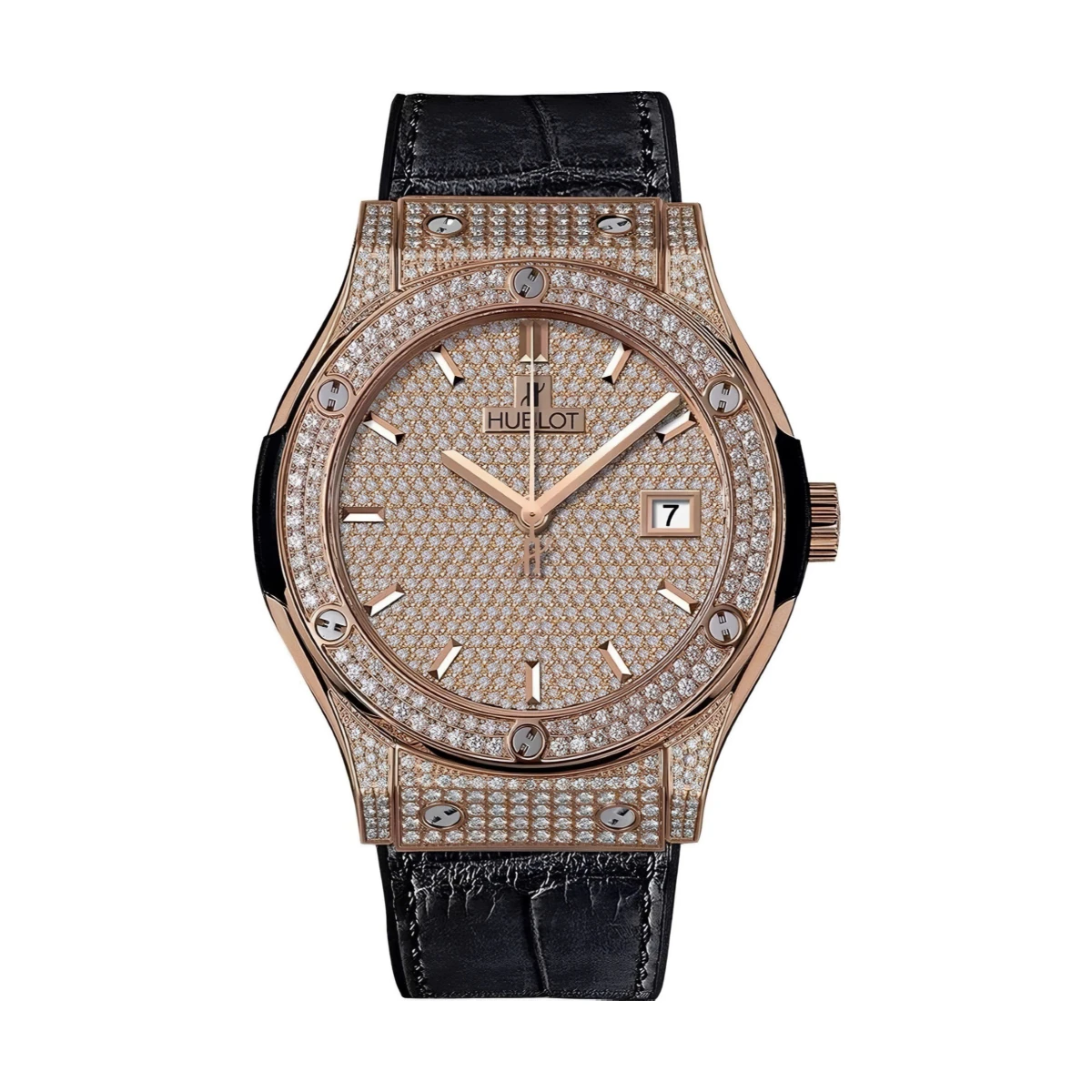 Classic King Gold Full Diamond 42mm 542.OX.9010.LR.1704