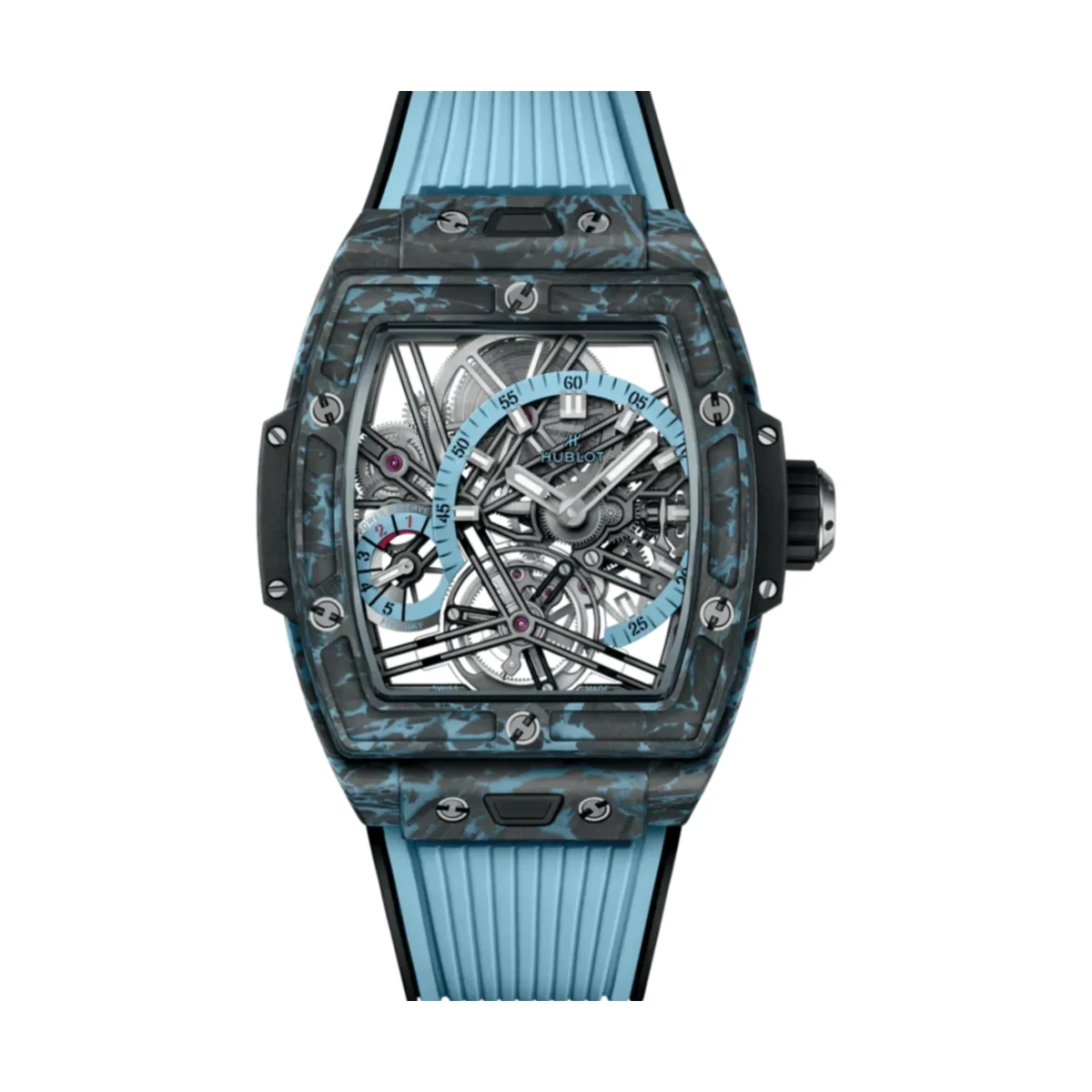 Spirit Of Big Bang Tourbillon Carbon Sky Blue 42mm Limited 50pcs 645.QL.5117.RX