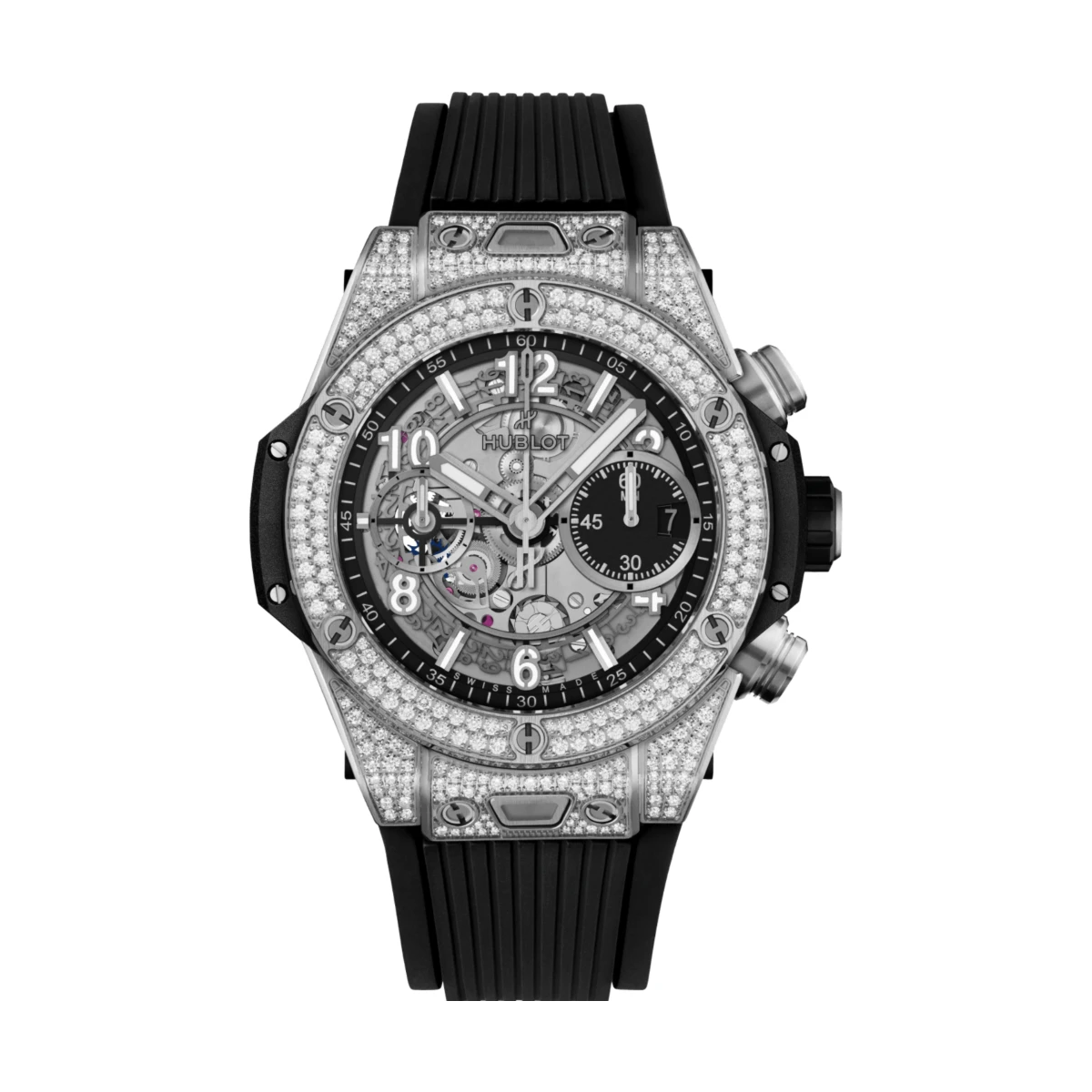 Big Bang Unico Titanium Pavé 42mm 441.NX.1171.RX.1704