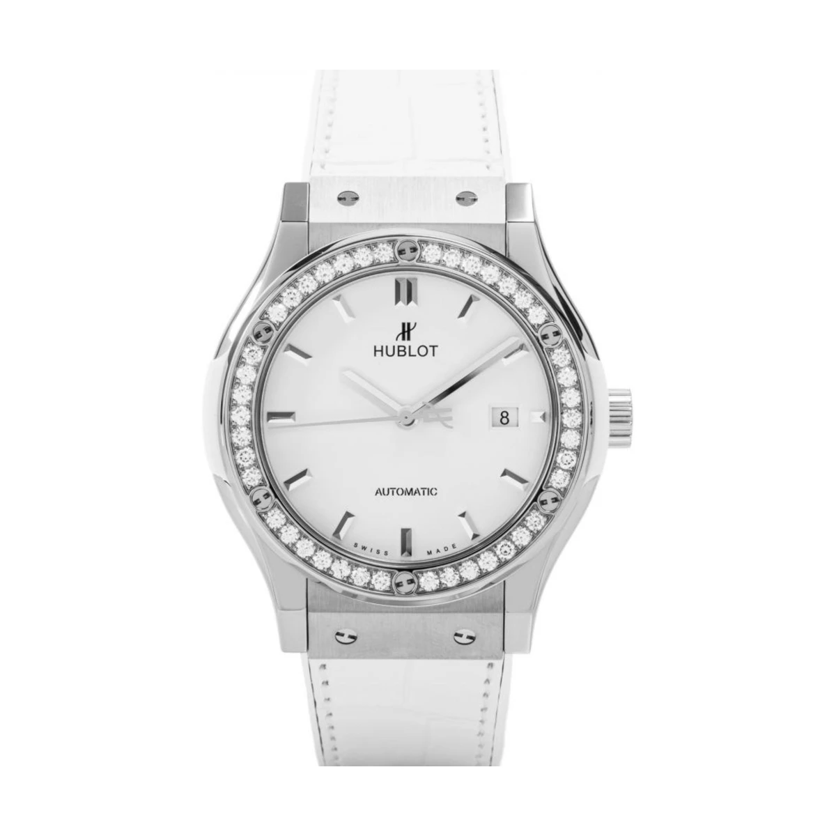Classic fusion benzel diamond white 42mm