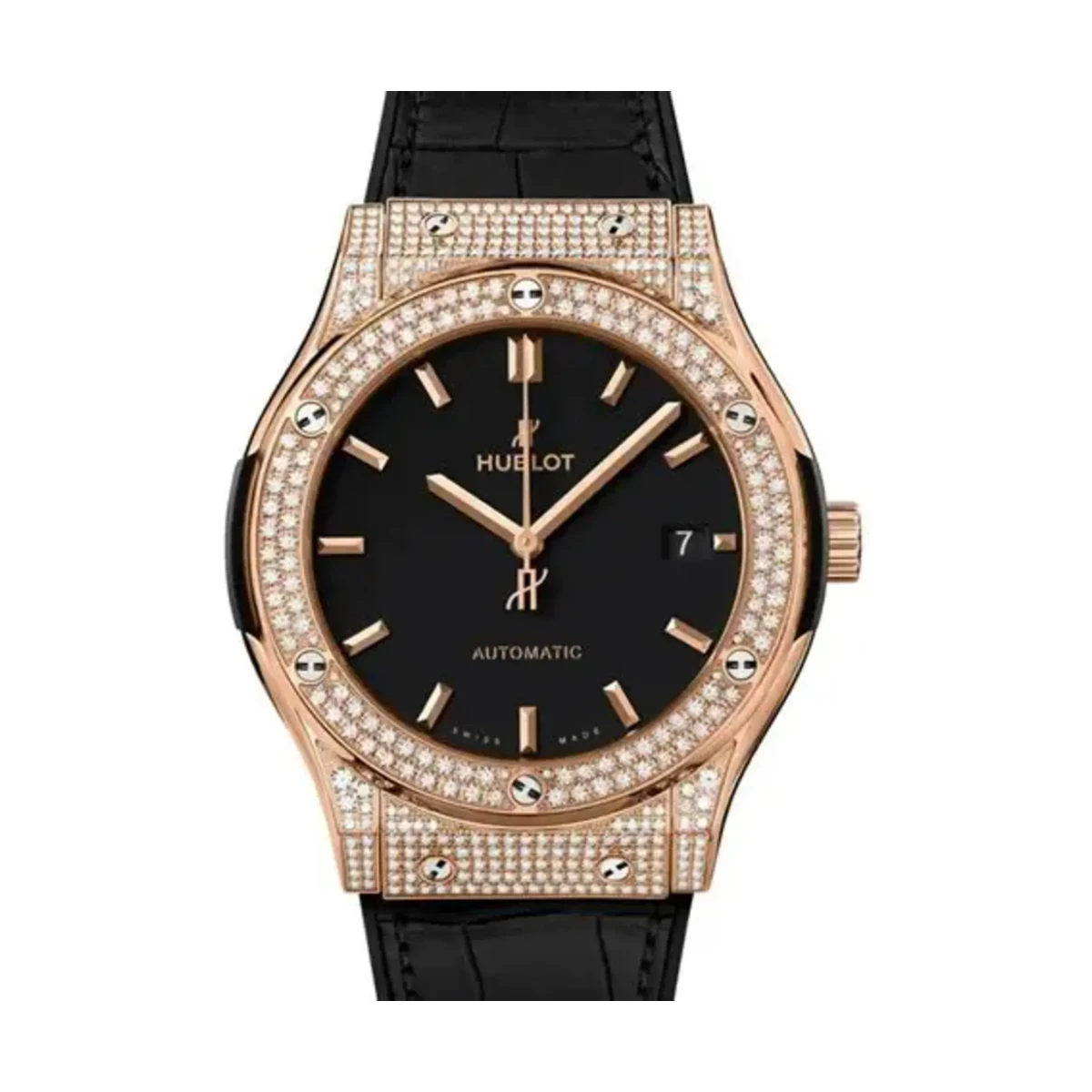 Classic Fusion King Gold Pave Diamond 38mm