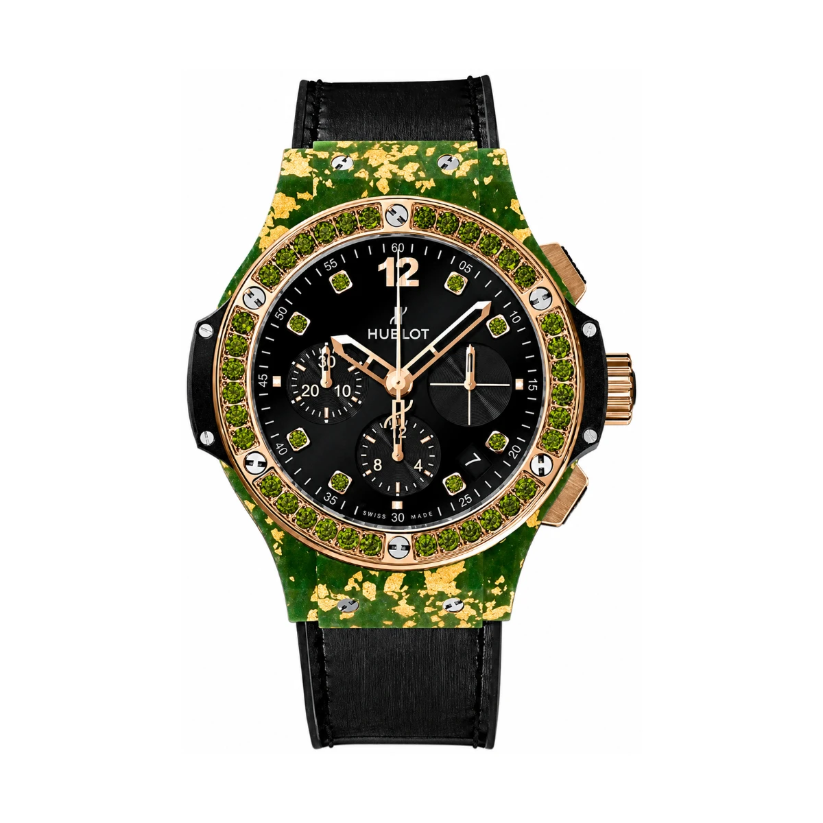 Big Bang Gold Linen Green 41mm Limited Edition 200pcs 341.XG.1280.LR.1229